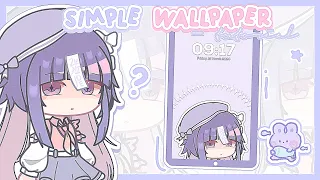 𔘓 🌥 𓂃 ࣪˖ simple wallpaper tutorial  ִֶָ | gacha tutorial
