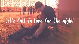 FINNEAS - Let's Fall In Love For The Night (Lyric Video)