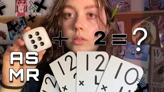 ASMR | Quick Focusing Math Games and Solving Math Problems ( personal attention, counting + )￼