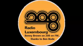 208 before goodbye... here is Benny Brown... yeahhhh
