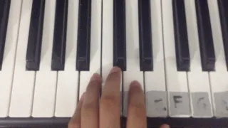 Darude-Sandstorm piano tutorial (very easy)
