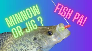 The Minnow or Jig? Catch more Crappies