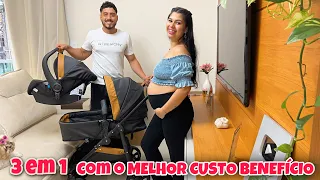 O MELHOR CARRINHO DE BEBÊ - 3 em 1 com o Melhor CUSTO BENEFÍCIO