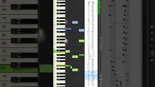 Pierre Bachelet - Emmanuelle - How To Play on Piano #shorts #song #synthesia