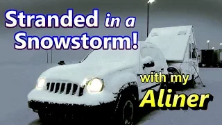 STRANDED IN A SNOWSTORM with my Aliner!
