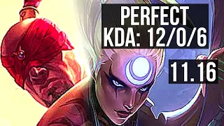 LEE SIN vs DIANA (JUNGLE) | 12/0/6, 2.1M mastery, Legendary, 300+ games | BR Grandmaster | v11.16