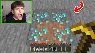 J'ai Utilisé du FAUX DIAMANT pour le TROLL sur Minecraft !!