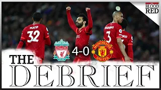 Liverpool 4-0 Man United | Mohamed Salah scores two and Thiago runs the show | The Debrief LIVE