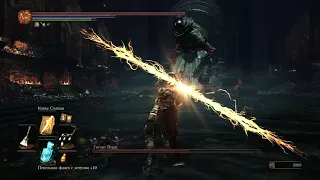 My first Yhorm kill without Storm Ruler! NG+4 // Dark Souls 3