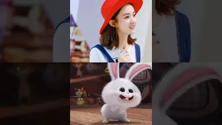 #zhaoliying the cutest bunny