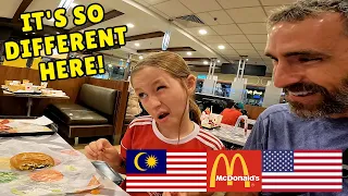 AMERICANS Try MCDONALD'S in MALAYSIA for the FIRST TIME 🇲🇾 | Mukbang