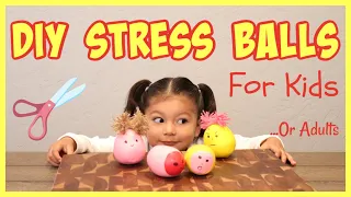 Easy DIY Stress Balls For Kids | Quarantine Activity