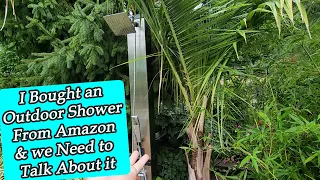 I Bought an Outdoor Shower From Amazon & We Need to Talk About it