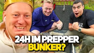 24H STREAM im @SurvivalMattin BUNKER? 🤔 PREPPER BUNKER ROOMTOUR 😱