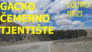 Gacko - Čemerno - Tjentište, Herzegovina, main road M20, April 2023