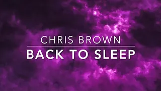 Chris Brown - Back To Sleep (s l o w e d + r e v e r b)