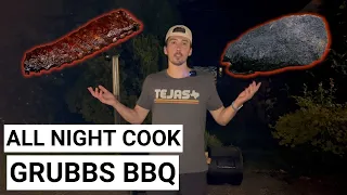 Smoking Brisket and Ribs for Over 50 People! | Grubbs BBQ