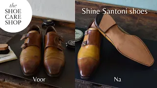 How to: shine Santoni shoes  | Saphir Médaille d'Or shoe care guide