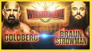 WrestleMania 35 Goldberg Vs Braun Strowman Match | WWE 2k18 Gameplay 60fps 1080p Full HD