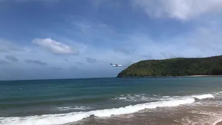 Best view for landing in Con Dao, Vietnam