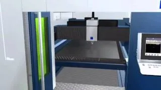 TRUMPF laser cutting: TruLaser 3030 fiber - The machine's functions at a glance