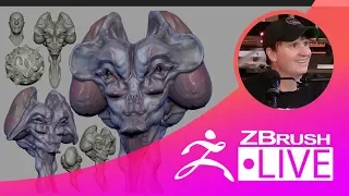 (Part 1) Creature Sculpting & Exploration of Forms - Brett Briley "Spark" - Episode 17