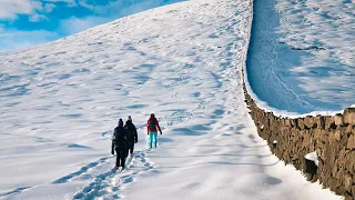 Bloody Bridge to Slieve Commedagh in the Snow... INCREDIBLE 4K cinematic