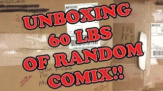 Unboxing a 60lb Blindbox of Comix