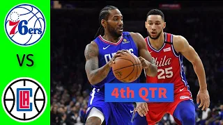 Los Angeles Clippers vs. Philadelphia 76ers Full Highlights 4th Quarter | NBA Season 2021