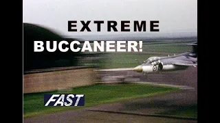 Buccaneer Extreme Low Level Flight! Just missed the ground!