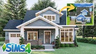 Can I re-create this real life house in the Sims? | Sims 4 Build Challenge