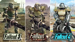 Fallout 4 vs. Fallout: New Vegas vs. Fallout 3 - Monsters & Power Armor Comparison