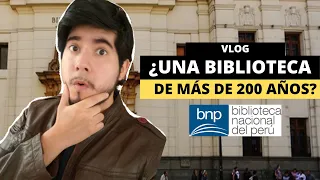 VLOG | Conocí una biblioteca DE MÁS DE 200 AÑOS | Ft: (@BibliotecaNacionaldelPeru )