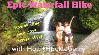 Hawaii Vlog~Epic Waterfall Hike {with Holli+Huckleberry!}