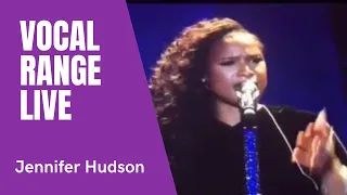 Jennifer Hudson Live, vocal range