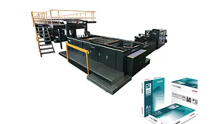 CHM-A4 Series Full Automatic A4 Copy Paper Reams Making Cutting Machine Production Line