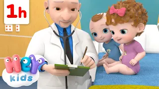 Baby goes to doctor! 🧑‍⚕️ | Doctor cartoon for Kids | HeyKids Nursery Rhymes