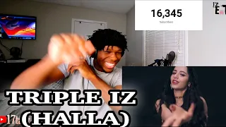 Triple IZ - 'Halla' [MV] REACTION | Who Are They?!