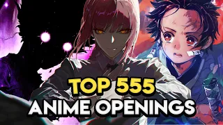 My Top 555 Anime Openings