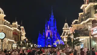 Magic Kingdom 2023 Main Street USA Night Walkthrough in 4K | Walt Disney World Florida May 2023