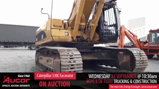 Caterpillar 330C Excavator on Auction at Aucor Auctioneers