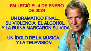 UN ÍDOLO DE LA TELEVISIÓN, SE ARREPINTIÓ, PERO EL ALCOHOL, LA VIOLENCIA Y LA RUINA MARCARON SU VIDA.