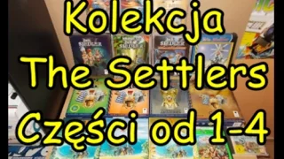 Stare Gry PC - Kolekcja The Settlers części od 1 do 4 - Pierwsze wydania!