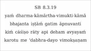 Gajendra Moksha Stotram with Shlokas