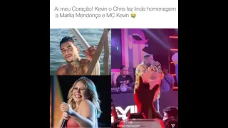 Kevin o Chris faz homenagem para Marilia Mendonça e MC Kevin