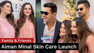 Aiman Minal Skin Care launch with family & friends in Karachi