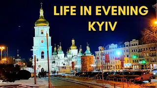 4K |  Discovering of Evening Kyiv: Funicular Experience | Ukraine Today | Life in Kyiv