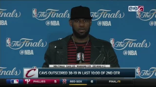 LeBron James postgame after Game 5 loss to Warriors | NBA Finals 2017