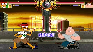 NICK54222 MUGEN: Juan VS Joe Swanson