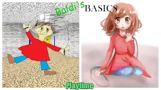 Baldi's Basics In Education & Learning Characters as anime